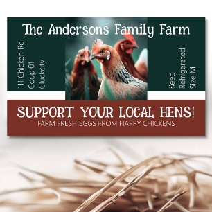 Adesivo Retangular Frango Personalizado De Encapsulamento De Embalage