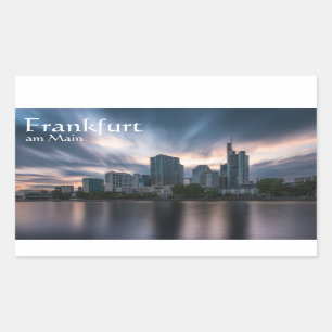 Adesivo Retangular Frankfurt am Main Alemanha