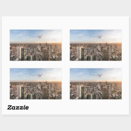 Adesivo Retangular Frankfurt am Main Alemanha