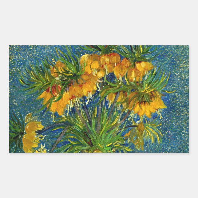 Adesivo Retangular Fraturas Imperiais Van Gogh (Frente)
