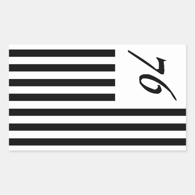 Adesivo Retangular Freedom 1776 (Frente)