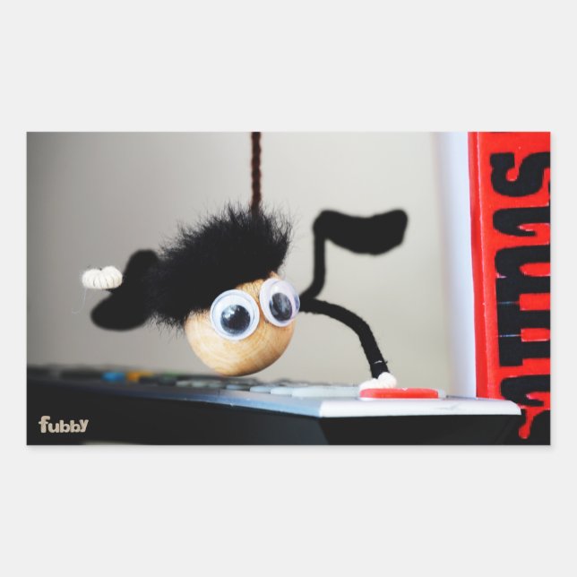 Adesivo Retangular Fubby hangend als de scene van Tom Cruise. (Frente)