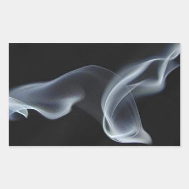 Adesivo Retangular Fumaça Preta (Frente)