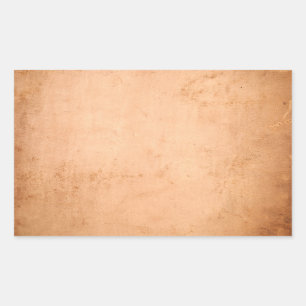 Adesivo Retangular Fundo antigo de Tan do couro do livro dos 1800s do