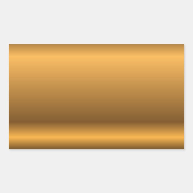 Adesivo Retangular fundo do ouro (Frente)