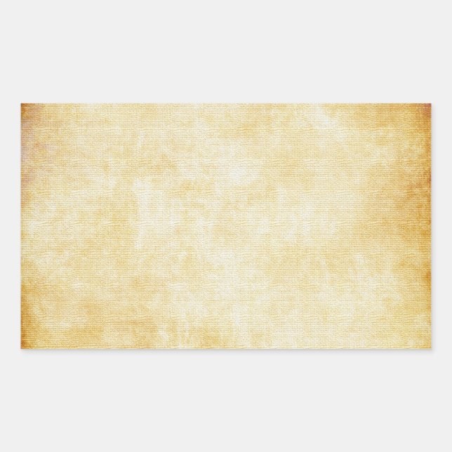 Adesivo Retangular Fundo | Papel de pergaminho (Frente)