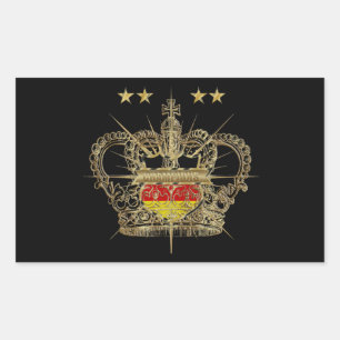 Adesivo Retangular Futebol de Vier Sterne Weltmeister Alemanha da