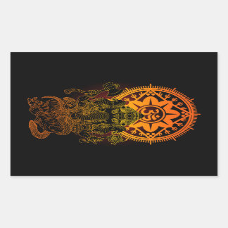 Adesivo Retangular Ganesha 02