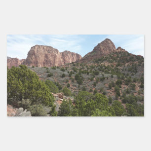 Adesivo Retangular Gargantas de Kolob no parque nacional de Zion