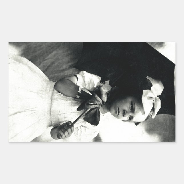 Adesivo Retangular Garota Difícil 1905 (Frente)