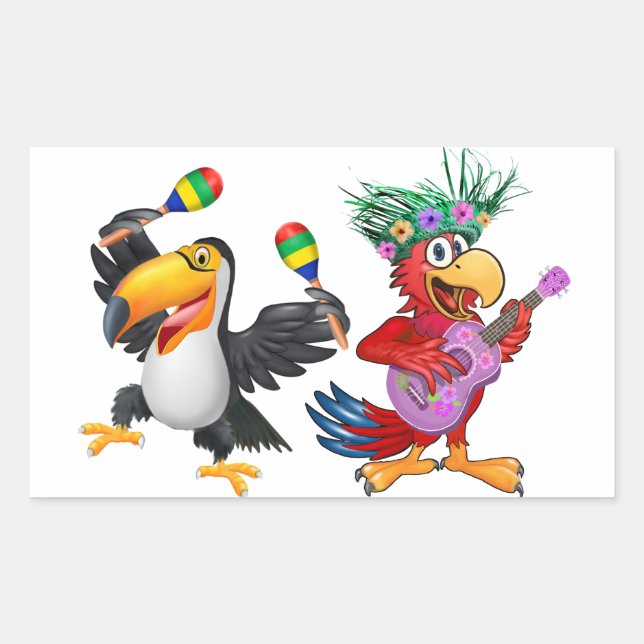 ADESIVO RETANGULAR GETTIN' FREAKY NO TIKI (Frente)