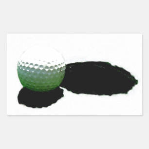 Adesivo Retangular Golf Ball & Hole