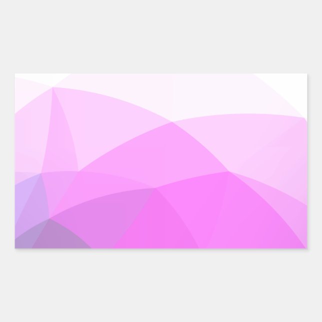 Adesivo Retangular Gradiente Geométrico Simples Moderno (Frente)