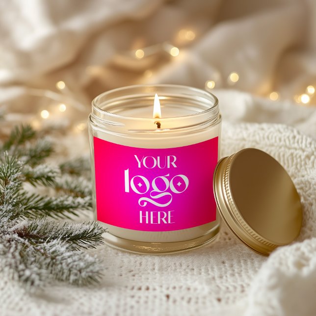 Adesivo Retangular Gradiente vermelho a magenta (Red to Magenta Gradient Rectangular Sticker)