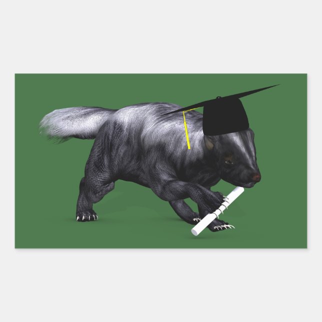 Adesivo Retangular Graduado Gambá (Frente)