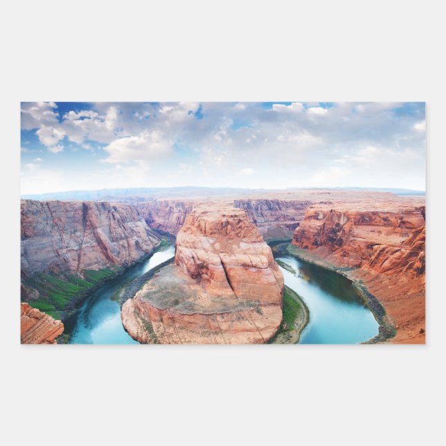 Adesivo Retangular Grand Canyon River Bend (Frente)