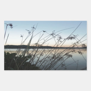 Adesivo Retangular Grãos no lago Sunset