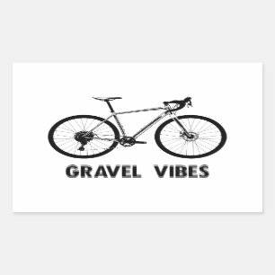 Adesivo Retangular Gravel Vibes Cycling