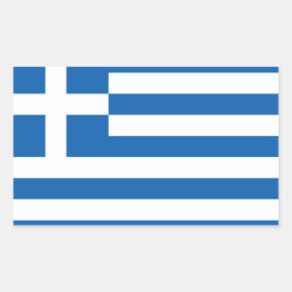 Adesivo Retangular Grécia Flag Stickers* 3300033Σα μα ί α Α υ τ ό τ30
