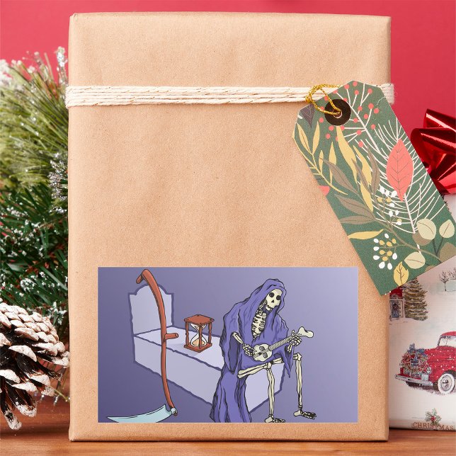 Adesivo Retangular Grim Reaper (Criador carregado)