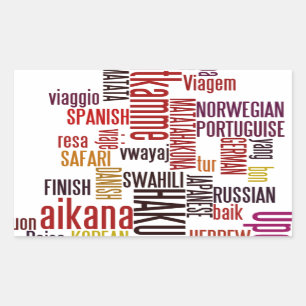 Adesivo Retangular Groove Global: Hakuna Matata em Cada Linguagem
