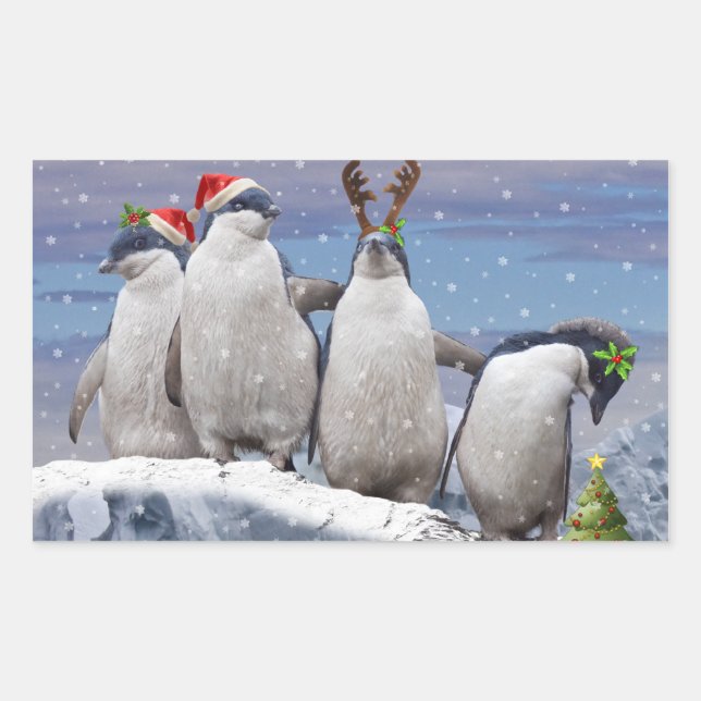 Adesivo Retangular Grupo Pingos Sticker (Frente)