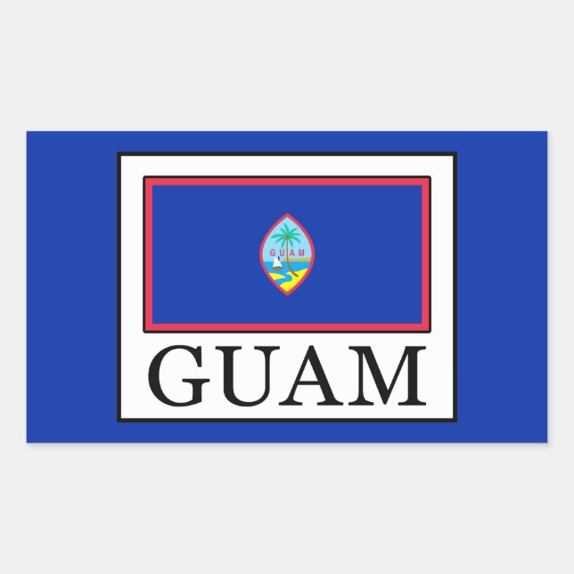 Adesivo Retangular Guam (Frente)