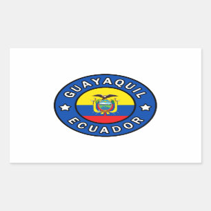 Adesivo Retangular Guayaquil Equador