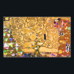 Adesivo Retangular Gustav Klimt Tree of Life<br><div class="desc">Os adesivos que apresentam o mural de Gustav Klimt A Árvore da Vida, o Stoclet Frieze (1905-1911). Consiste em três mosaicos: A Expectativa, Cavaleiro e O Embraço. Uma mulher bonita, uma árvore ouro, e dois amantes em um abraço são representados. Um presente maravilhoso para fãs de Arte Nouveau e de...</div>