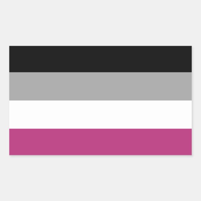 Adesivo Retangular Gynephilia Pride Flag (Frente)