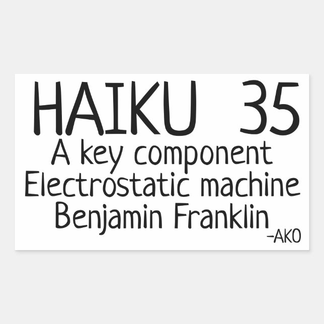 ADESIVO RETANGULAR HAIKU 35 (Frente)