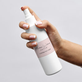 Adesivo Retangular Hair Stylist Moderno - Rosa