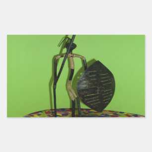 Adesivo Retangular Hakuna Matata Kenya Maasai.JPG