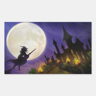 Adesivo Retangular Halloween