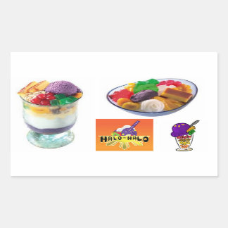 Adesivo Retangular Halo Halo Stickers