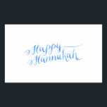 Adesivo Retangular Happy Hanukkah Chanukah HANNUKKAH HANUKA<br><div class="desc">Use nosso modelo, trabalho de arte, fotografia, gráfico ou ilustração legal e, em seguida, adicione um nome, texto, aspas ou monograma para criar seu próprio adesivo ou etiqueta de rascunho personalizada ou monograma. Clique no botão "Personalizar!" para torná-lo totalmente personalizado. Essas etiquetas adesivas são presentes de excelente para homens, mulheres...</div>