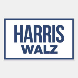 ADESIVO RETANGULAR HARRIS WALZ 2024