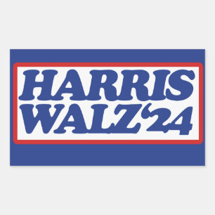 Adesivo Retangular Harris Walz de 24