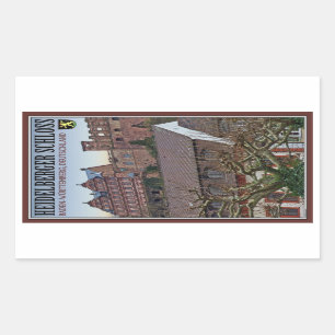 Adesivo Retangular Heidelberg - castelo de baixo de
