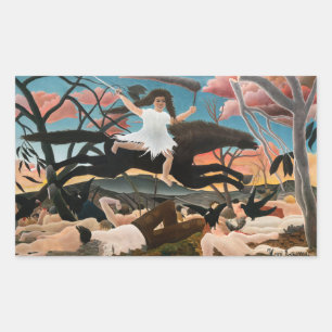 Adesivo Retangular Henri Rousseau - A Guerra