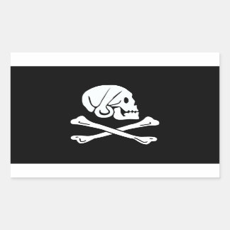 Adesivo Retangular Henry All Flag Pirate Flag