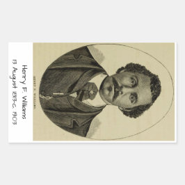 Adesivo Retangular Henry F. Williams