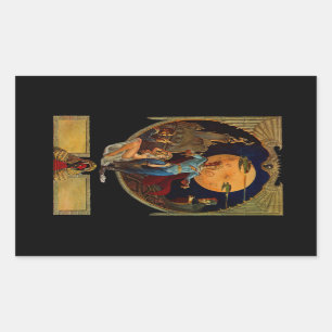 Adesivo Retangular Herói do Sci-Fi