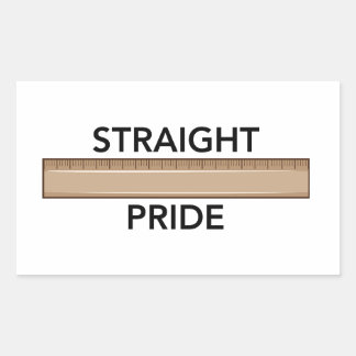Adesivo Retangular Hetero Pride Sticker