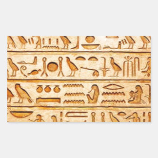 Adesivo Retangular hieroglyphics hieroglifos