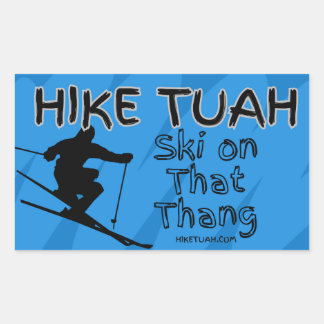 Adesivo Retangular Hike Tuah Sticker