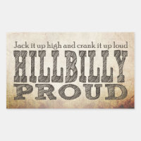 Hillbilly orgulhoso