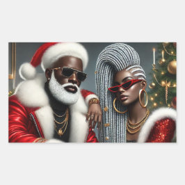 Adesivo Retangular Holiday Royalty