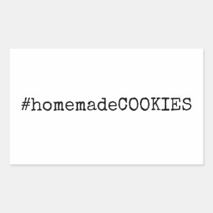 Adesivo Retangular #homemadeCookies
