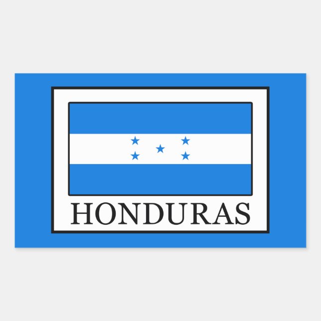 Adesivo Retangular Honduras (Frente)